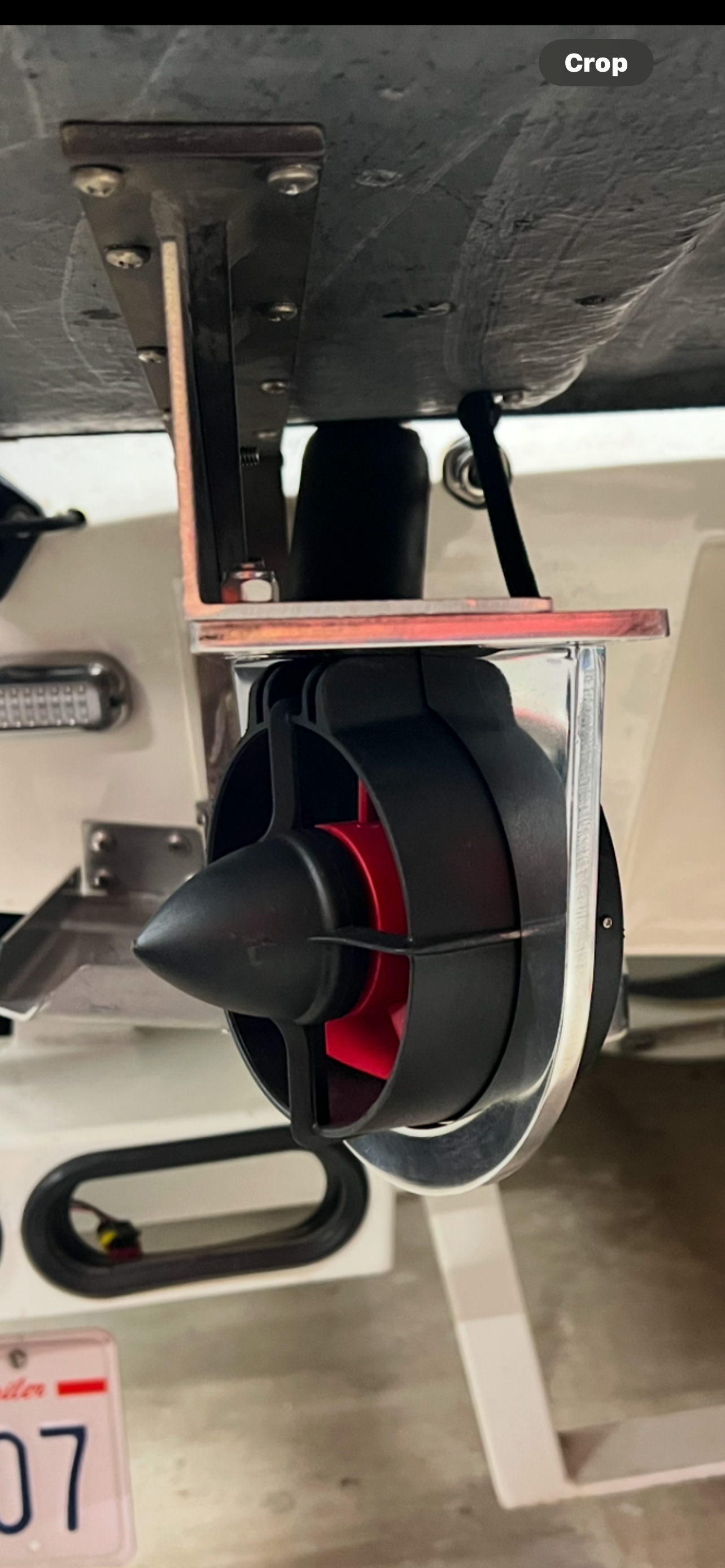 Custom mount boat thrusters